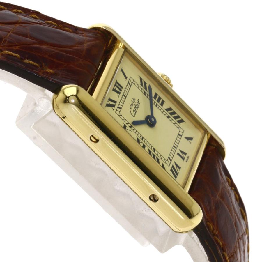 【超美品】Cartier マストタンク ヴェルメイユ 1613　OH、磨き済み 楽天市場】カルティエ 1613 マストタンク ヴェルメイユ 腕時計