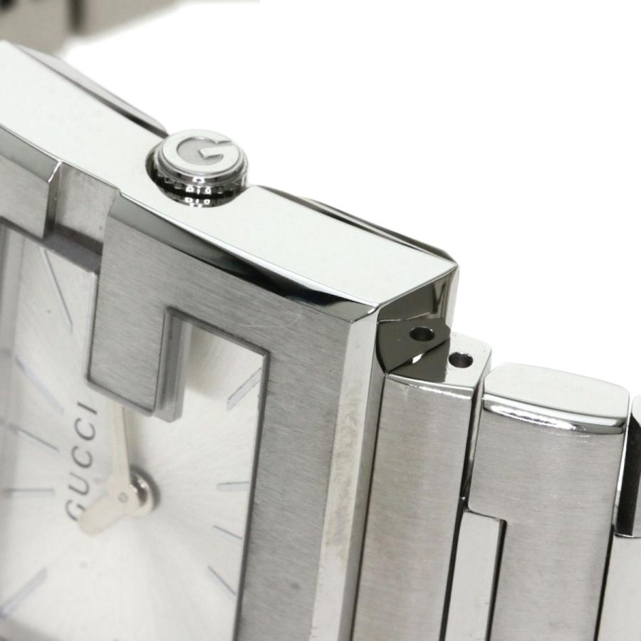 GUCCI グッチ 100L レクタングル 腕時計 ステンレススチール SS