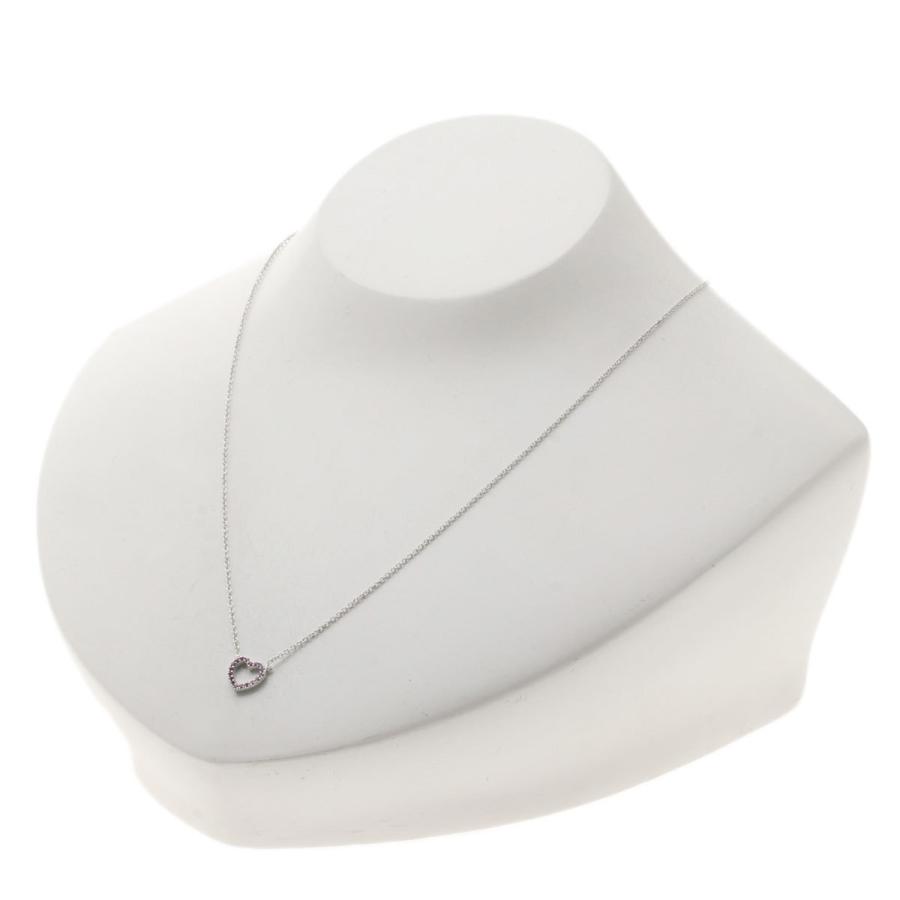 TIFFANY&Co. ティファニー メトロハート ピンクサファイア ネックレス  