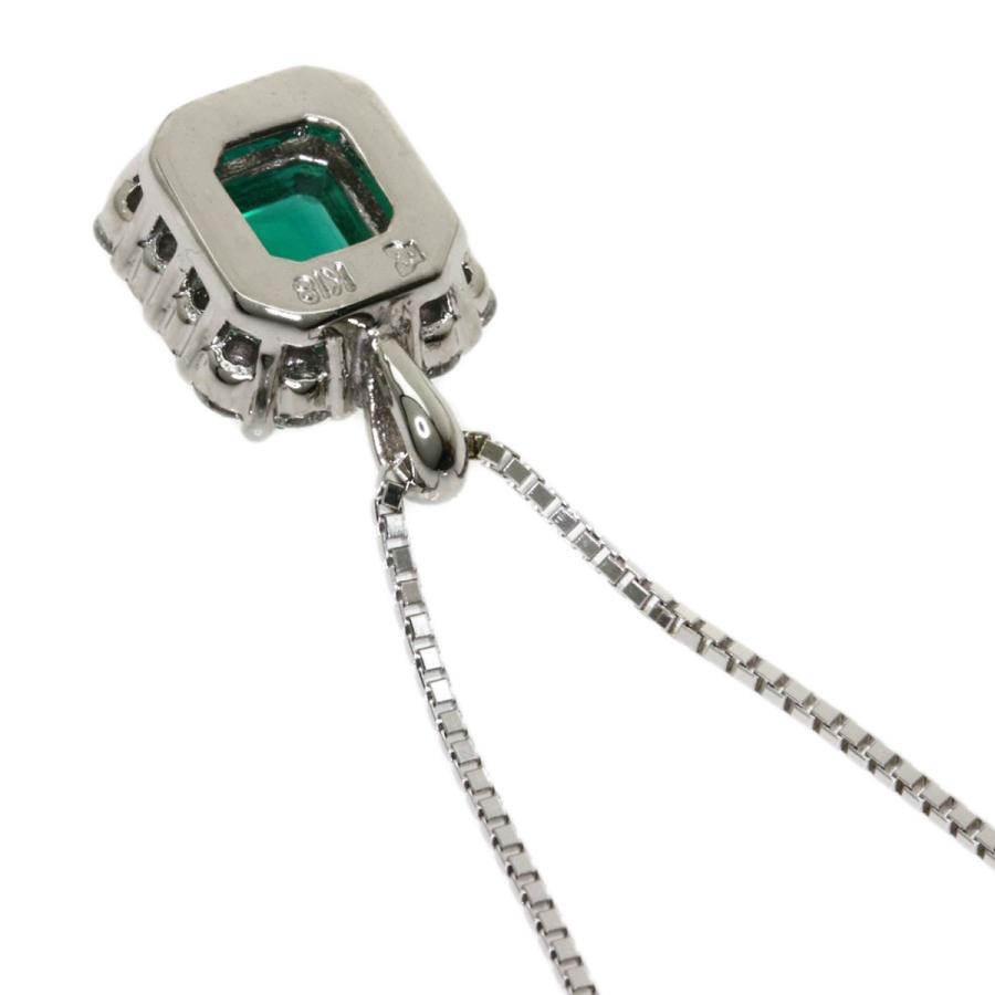 CRESCENT VERT クレサンベール エメラルド ダイヤモンド ネックレス 