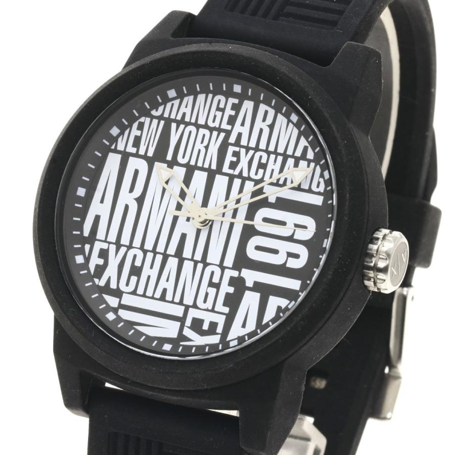 ARMANI EXCHANGE アルマーニエクスチェンジ AX1443 ラウンドフェイス 腕時計 ステンレススチール ラバー メンズ 中古 ...