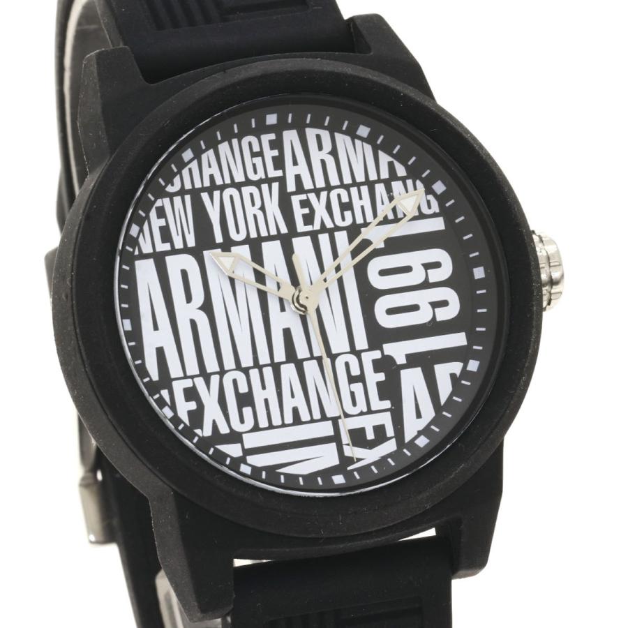 ARMANI EXCHANGE アルマーニエクスチェンジ AX1443 ラウンドフェイス 腕時計 ステンレススチール ラバー メンズ 中古 ...
