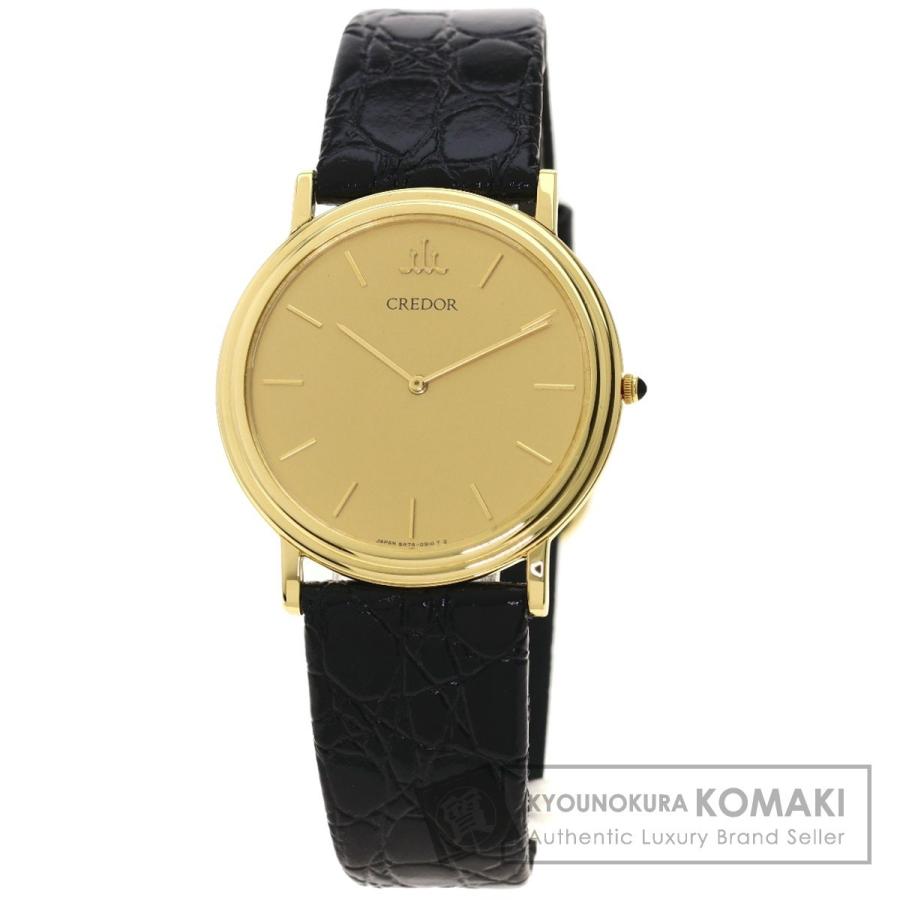 SEIKO セイコー 5A74-0530 クレドール 腕時計 K18イエロー SEIKO セイコー 5A74-0530 クレドール 腕時計 K18イエロー