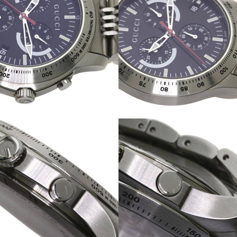 GUCCI グッチ YA126254 Gタイムレス クロノグラフ 腕時計 ステンレス  