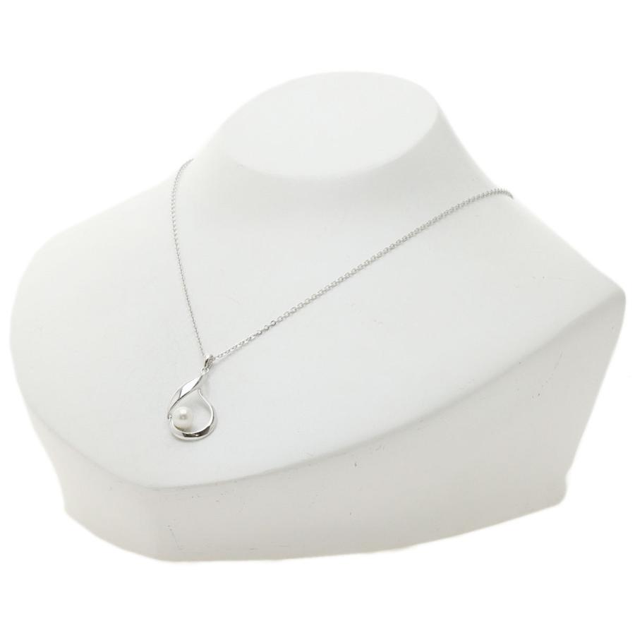 MIKIMOTO ミキモト パール 真珠 ネックレス シルバー レディース MIKIMOTO ミキモト パール 真珠 ネックレス シルバー レディース
