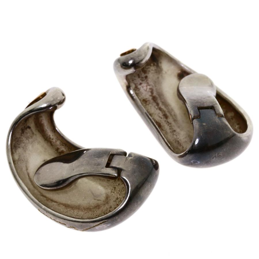 Georg Jensen ジョージジェンセン 408 コンビ イヤリング シルバー 