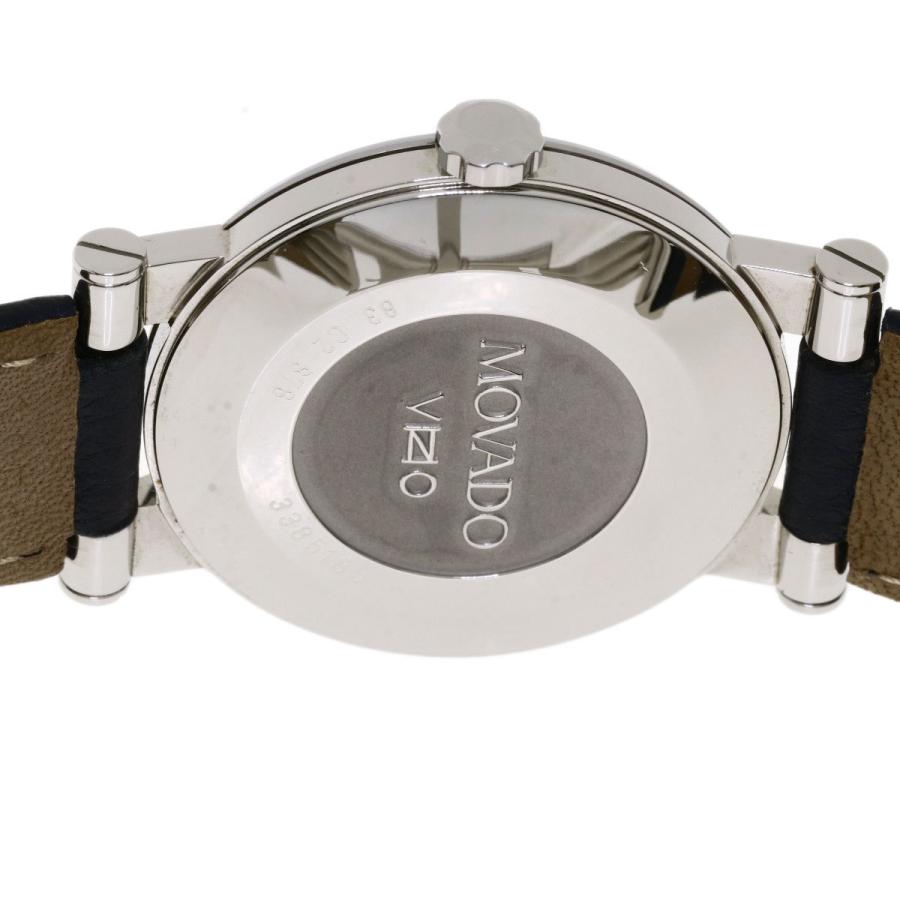 Movado モバード 83.C2.878 ビジオ 腕時計 ステンレススチール 革  