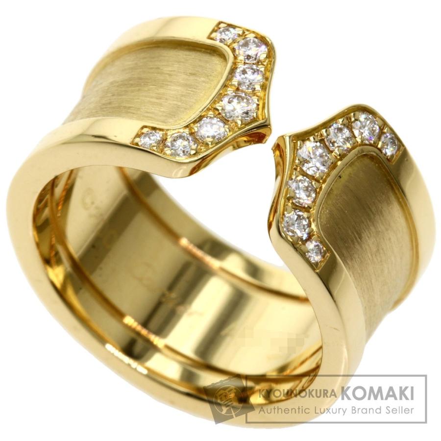 Cartier/カルティエ K18WG C2リング #52 ダイヤモンド 指輪