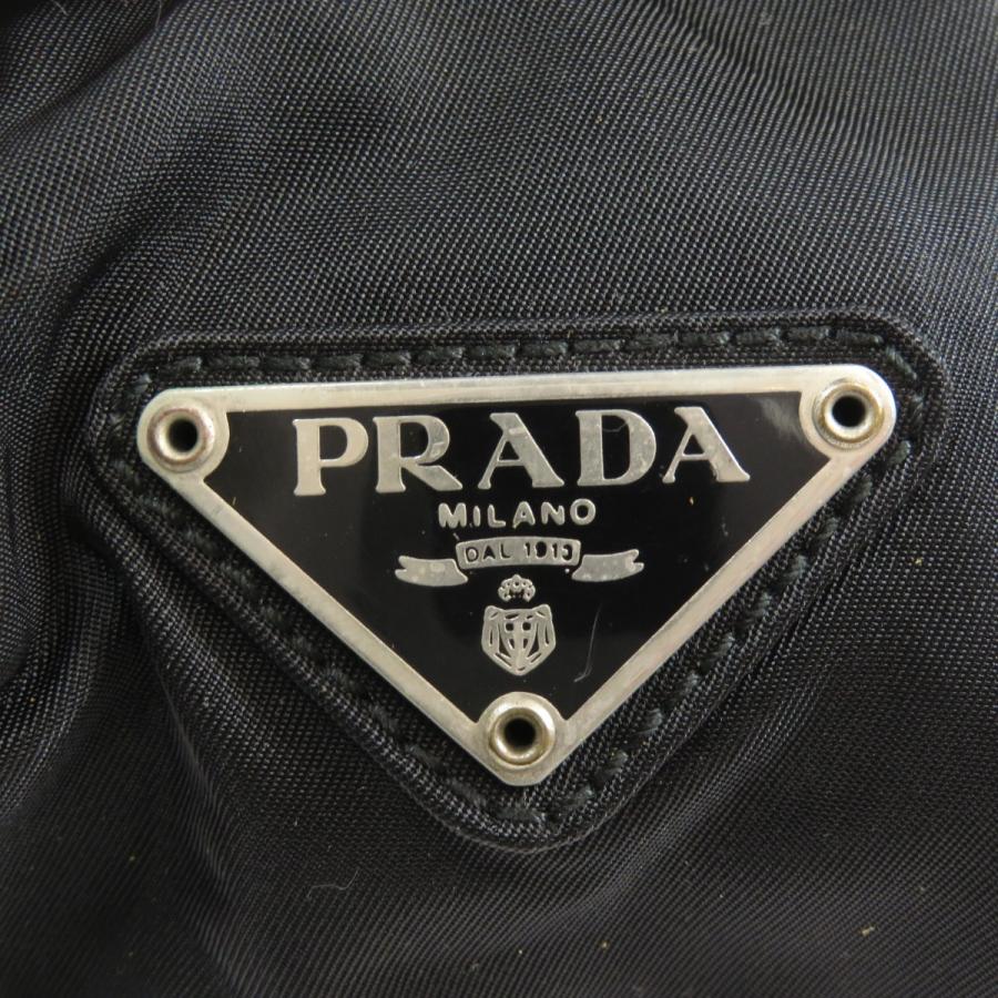 PRADA プラダ ロゴプレート トートバッグ ナイロン素材 レディース 