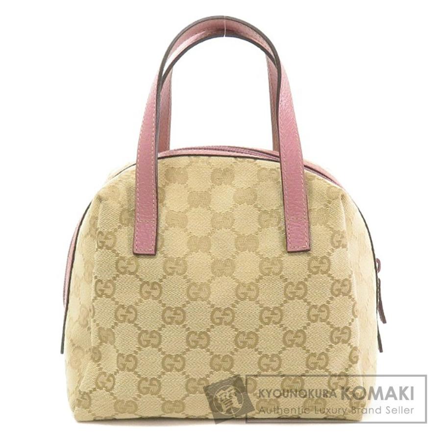 GUCCI グッチ 124542 GG ハンドバッグ キャンバス レディース 中古品  