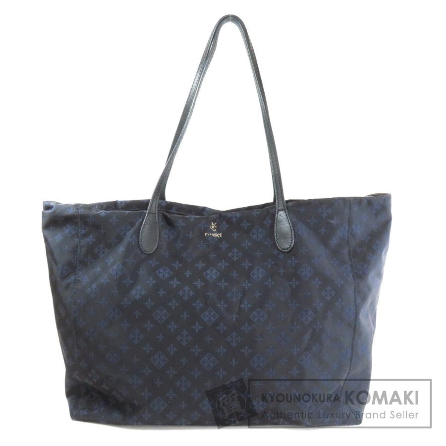 クーポン発行 ラシット Russet 百合紋章 トートバッグ ナイロン素材 レディース 当店人気の限定モデルが再々々入荷 Parjal Fr