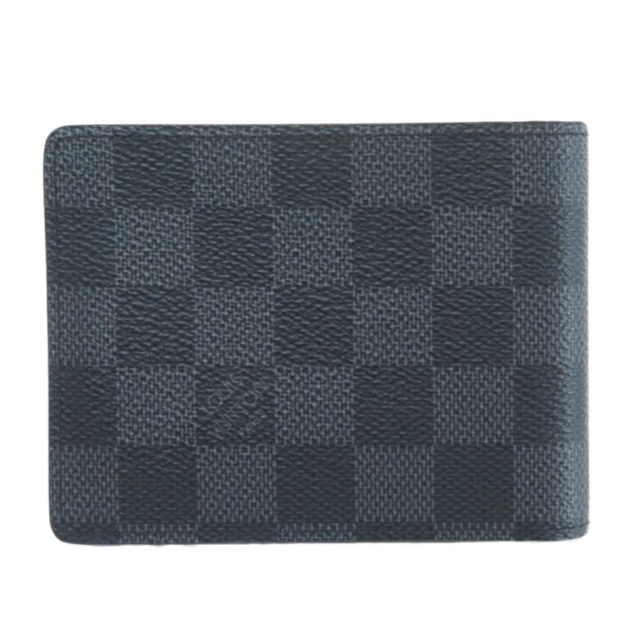 Louis Vuitton ルイヴィトン N ポルトフォイユ スレンダー ダミエ グラフィット 二つ折り財布 小銭入れあり ダミエキャンバス メンズ 中古品 ブランド京の蔵小牧 通販 Yahoo ショッピング