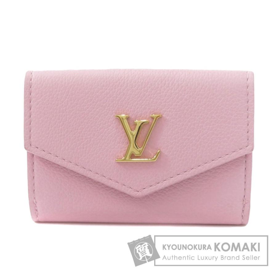 Louis Vuitton 財布 帽子 ファッション小物 ルイヴィトン M800 ポルトフォイユ ロックミニ 日本限定 ルイヴィトン 二つ折り財布 小銭入れあり 二つ折り財布 レディース 中古品 カーフ ブランド京の蔵小牧