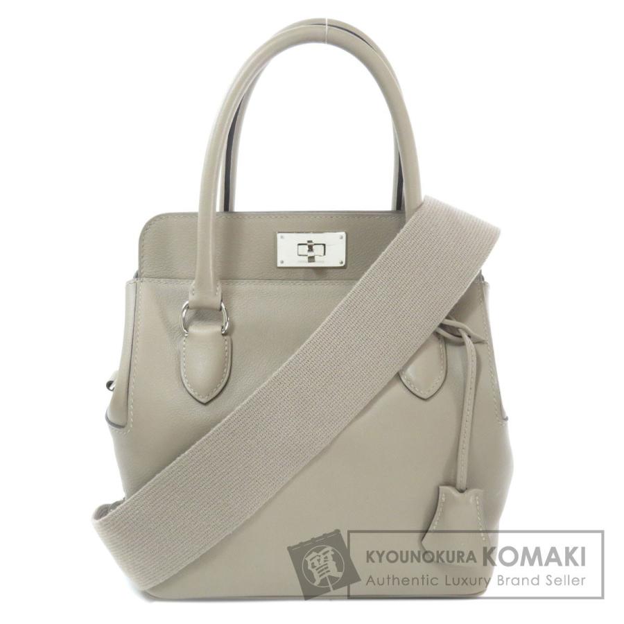 HERMES エルメス ツールボックス20 グリアスファルト ハンドバッグ 