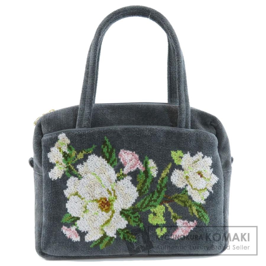 feiler FEILER フェイラー フラワーモチーフ トートバッグ パイル  