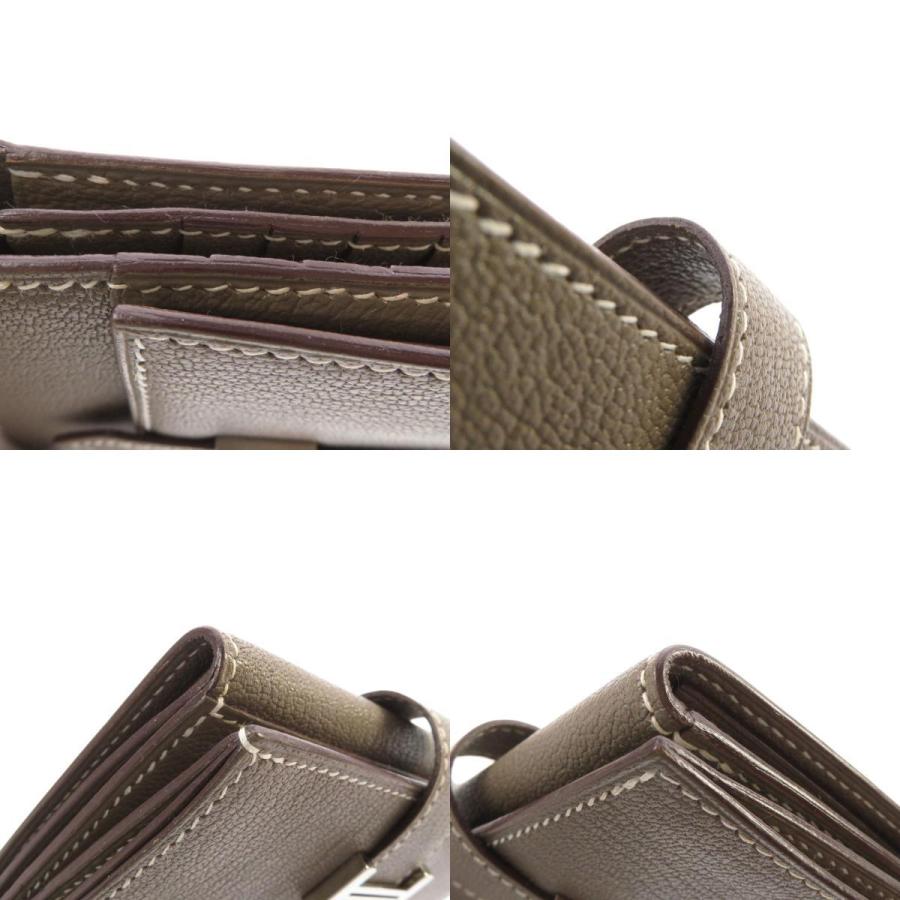 HERMES エルメス ベアンレクトベルソ ベアンコンパクト エトープ HERMES エルメス ベアンレクトベルソ ベアンコンパクト エトープ