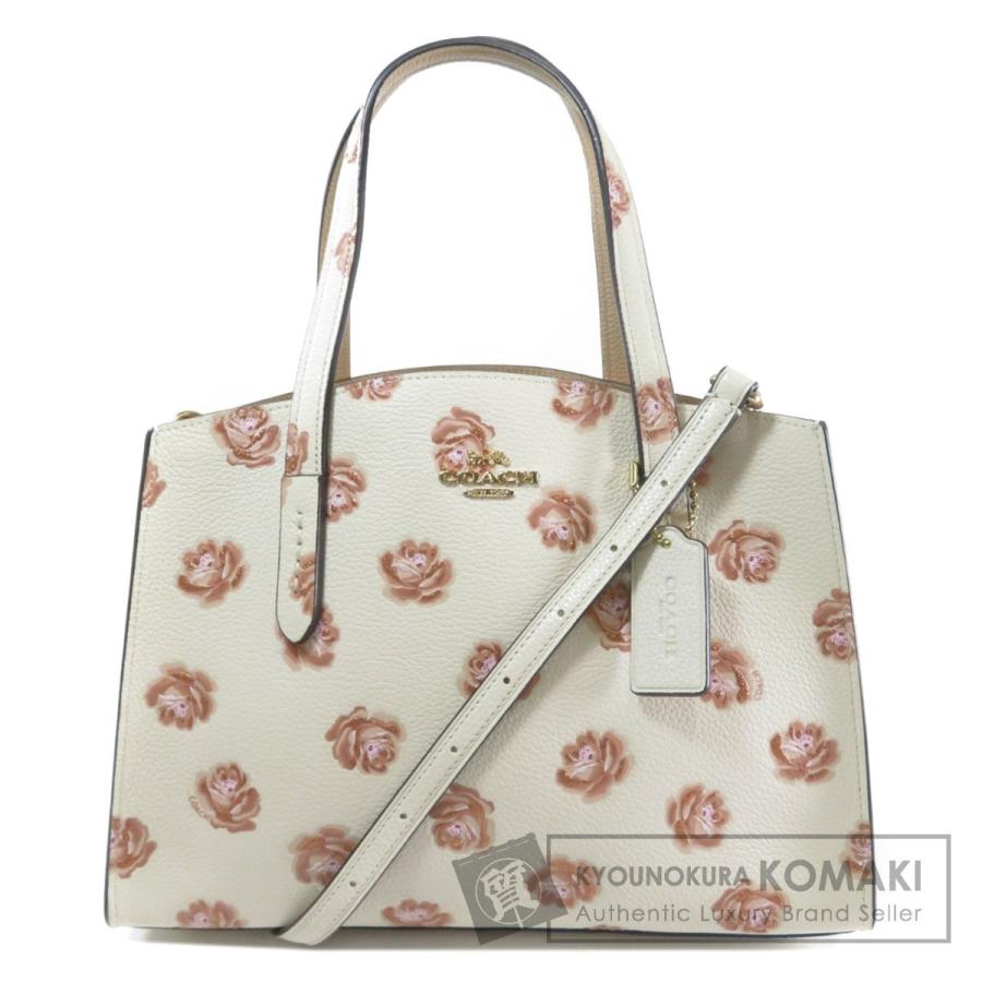 COACH コーチ 31033 2WAY フラワーモチーフ ハンドバッグ レザー  