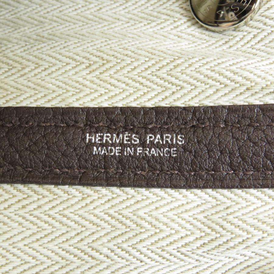 HERMES エルメス ガーデンパーティTPM ネゴンダ ショコラ トートバッグ 