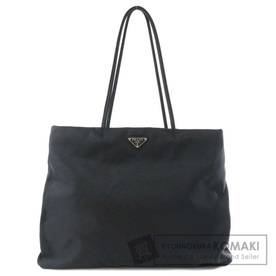 PRADA プラダ B9024 ロゴプレート トートバッグ ナイロン素材 