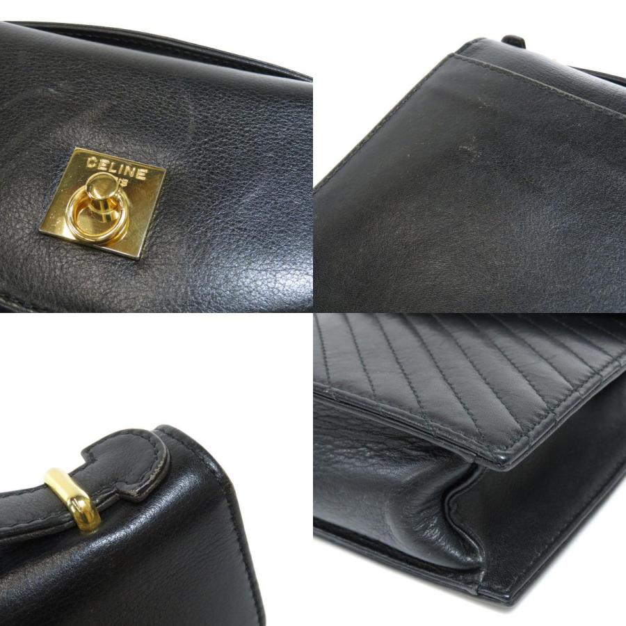 CELINE セリーヌ ロゴモチーフ チェーンショルダー ショルダーバッグ 