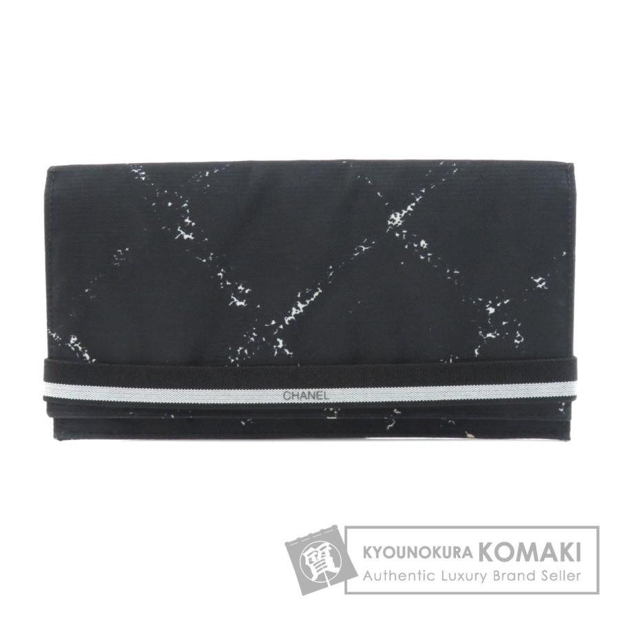 CHANEL シャネル トラベルライン 長財布（小銭入れあり） ナイロン素材  