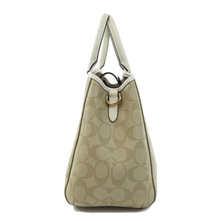 COACH コーチ F58310 2WAY ハンドバッグ PVC レディース 中古 