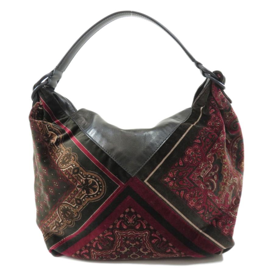 ETRO エトロ ペイズリー柄 ショルダーバッグ ベロア レディース ETRO エトロ ペイズリー柄 ショルダーバッグ ベロア レディース
