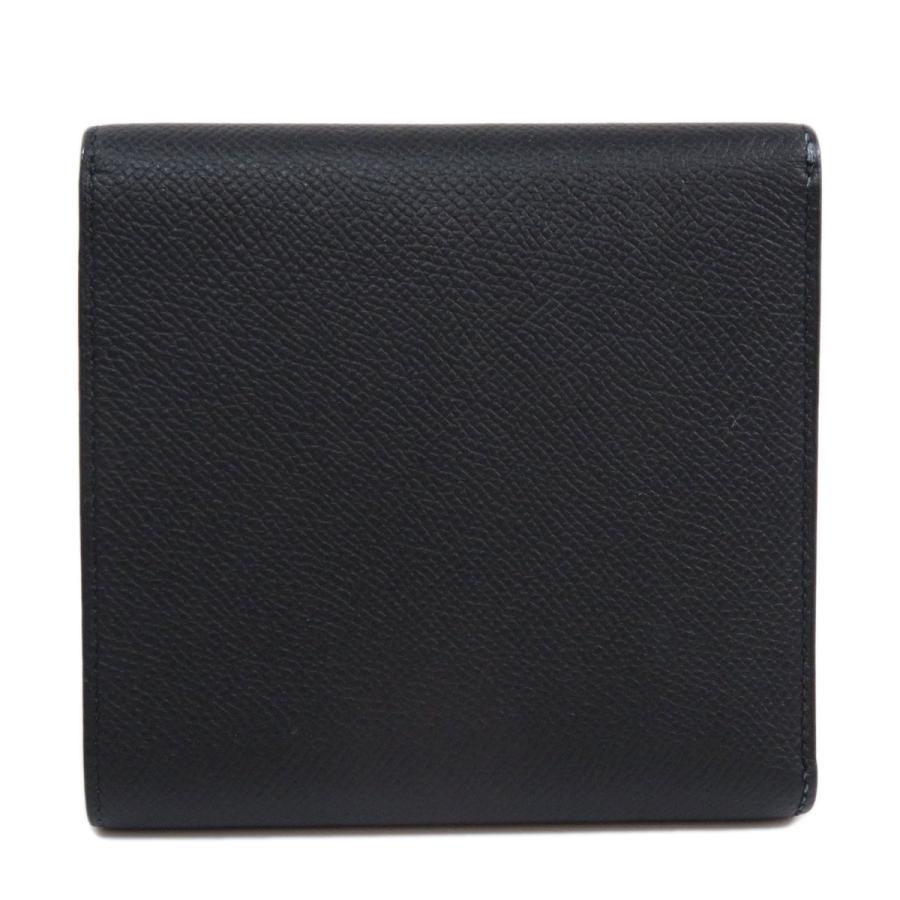HERMES エルメス クリック12 黒 ブラック ゴールド金具 三つ折り HERMES エルメス クリック12 黒 ブラック ゴールド金具 三つ折り
