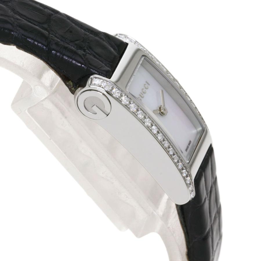 GUCCI グッチ 8600L サイド ダイヤモンド 腕時計 ステンレススチール  