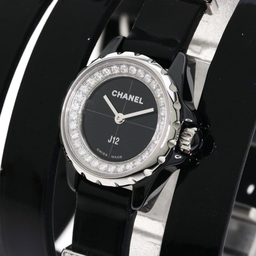 CHANEL シャネル H4665 J12 XS 19mm ダイヤモンド ラージ