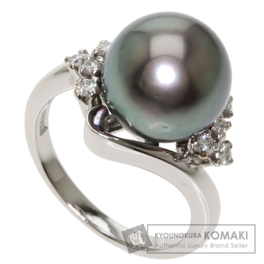 MIKIMOTO ミキモト パール 真珠 ダイヤモンド リング・指輪 プラチナ  