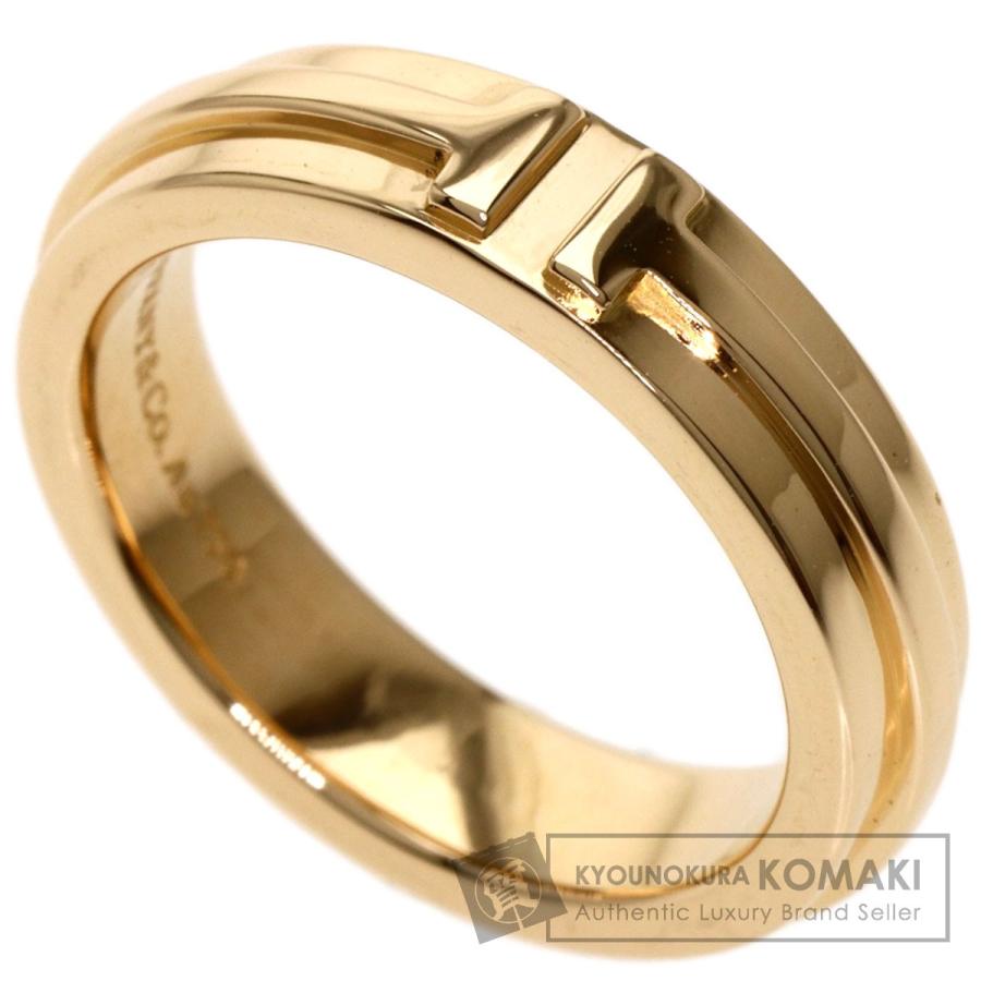 TIFFANY&Co. ティファニー T TWO ナロー リング・指輪 K18ピンク  