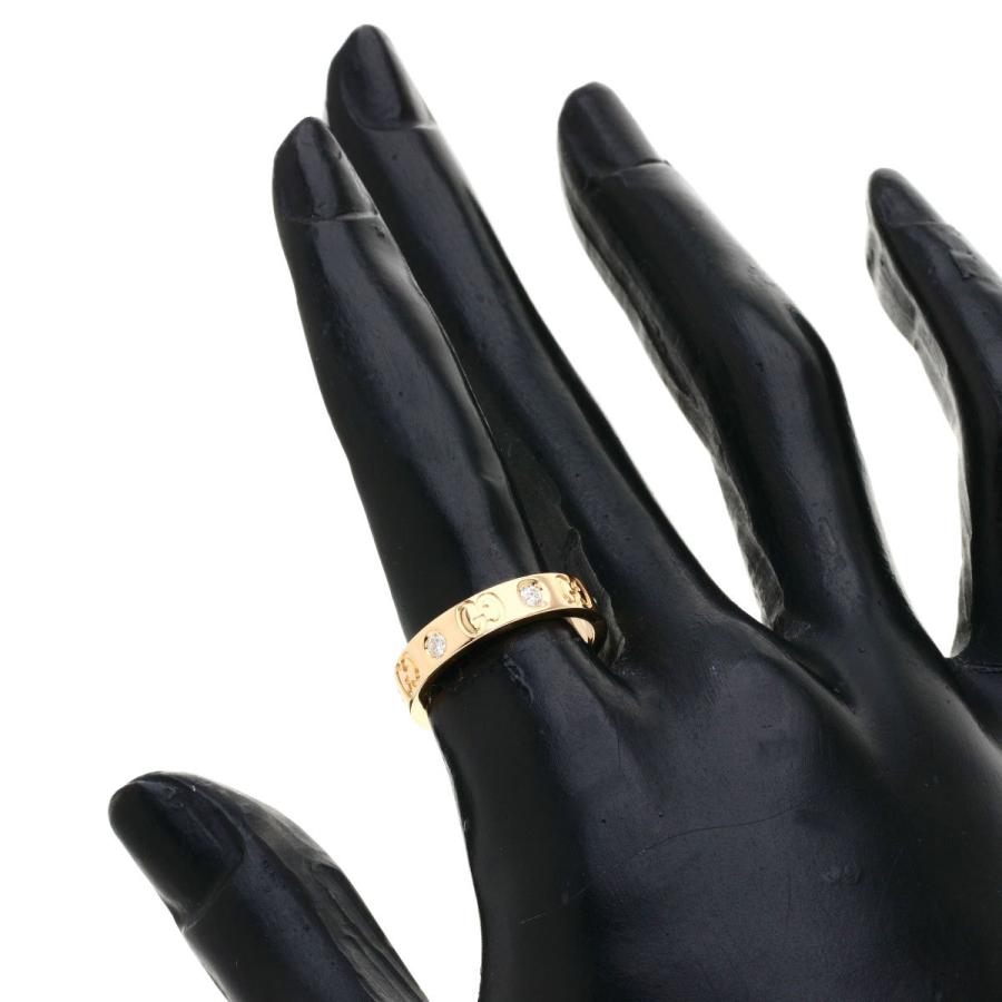 GUCCI グッチ アイコン 6P ダイヤモンド #11 リング・指輪 K18