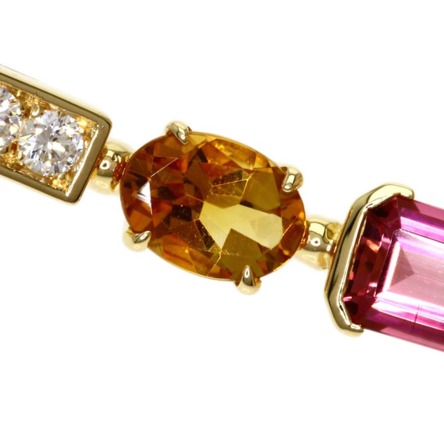 BVLGARI ブルガリ アレグラ マルチストーン ピアス K18イエロー BVLGARI ブルガリ アレグラ マルチストーン ピアス K18イエロー