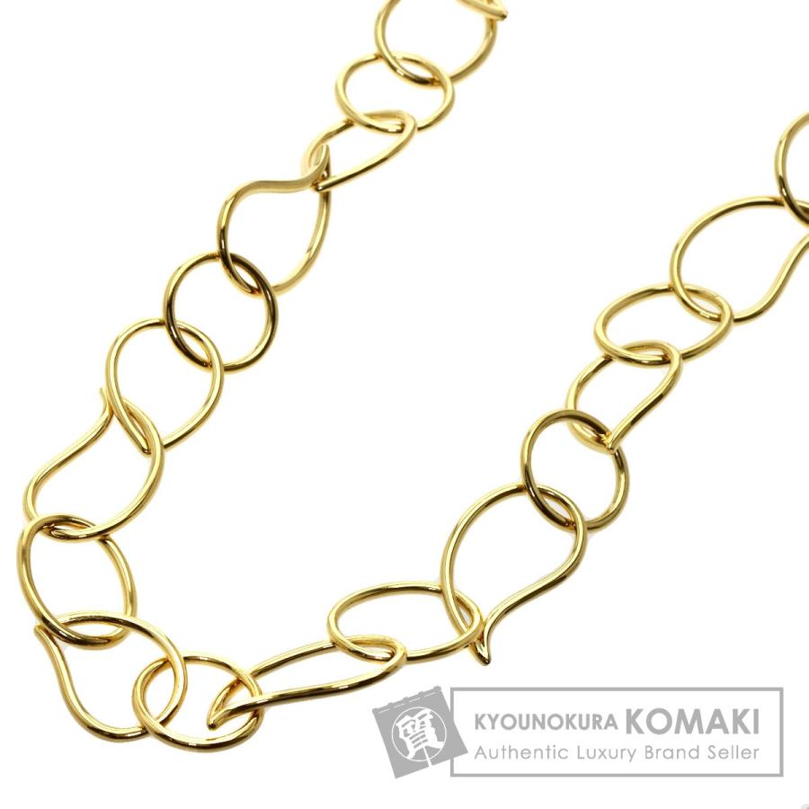 MATTIOLI マッティオリ フープモチーフ ネックレス K18イエロー 