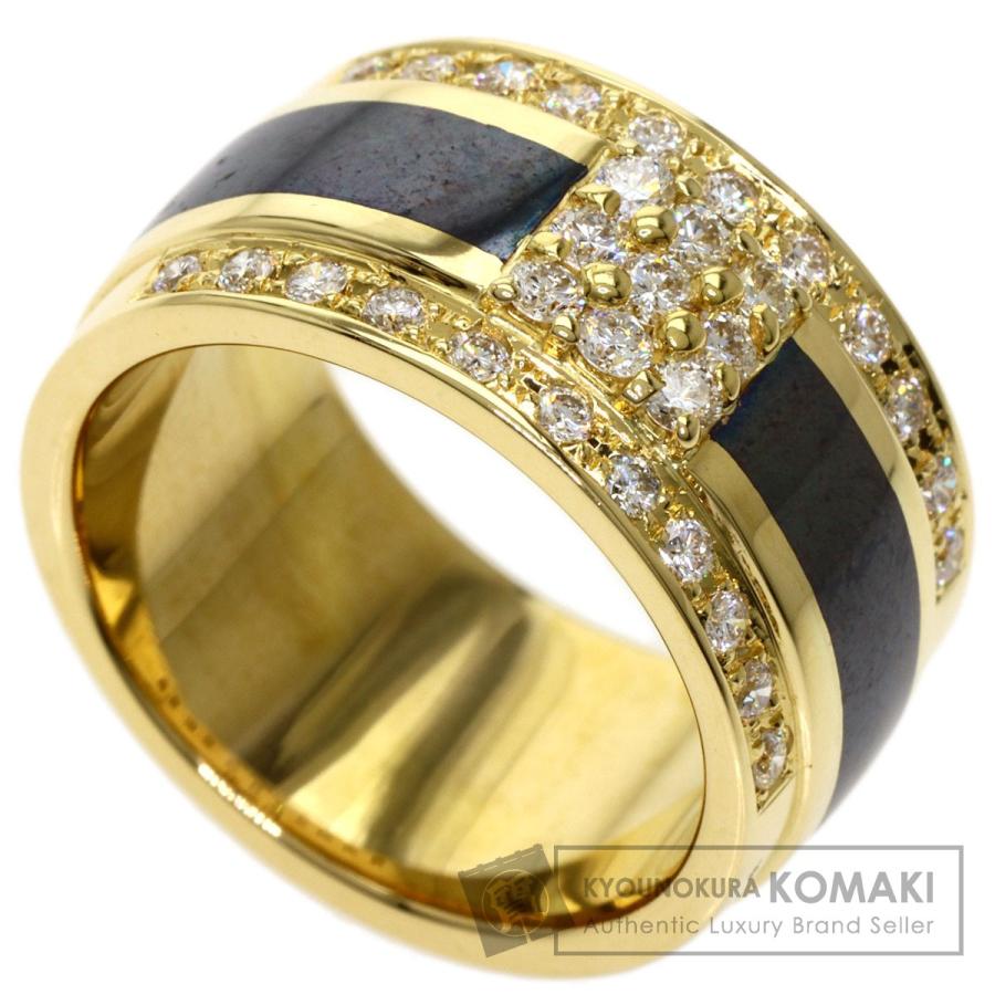 新品仕上げ済】山崎裕見子 プラチナイエローゴールドダイヤモンドリング