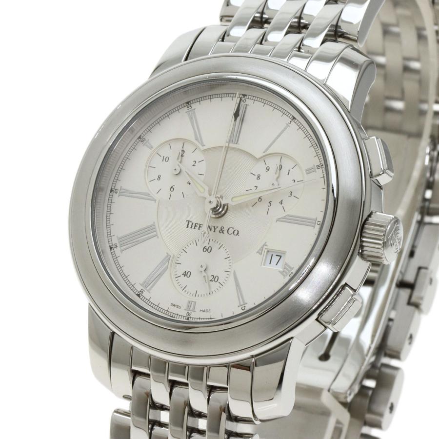 TIFFANY&Co. ティファニー マークラウンド クロノグラフ 腕時計