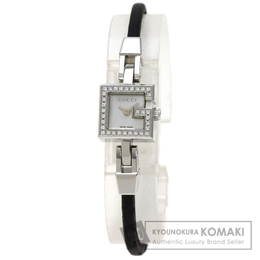 GUCCI グッチ 102 G ミニ ダイヤモンドベゼル 腕時計 ステンレス  