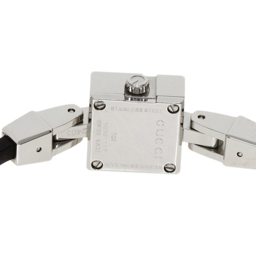 GUCCI グッチ 102 G ミニ ダイヤモンドベゼル 腕時計 ステンレス