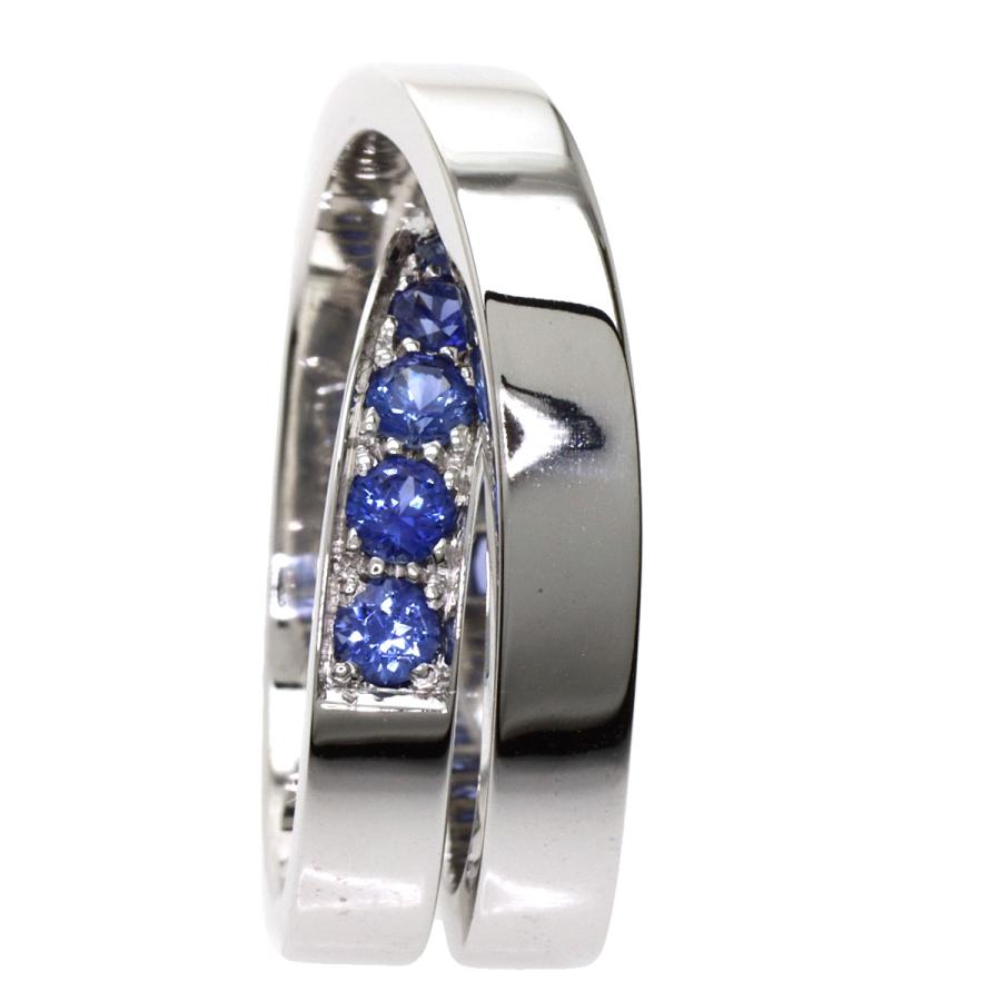 Cartier CARTIER カルティエ パリリング ハーフ サファイア #50 Cartier CARTIER カルティエ パリリング ハーフ サファイア #50