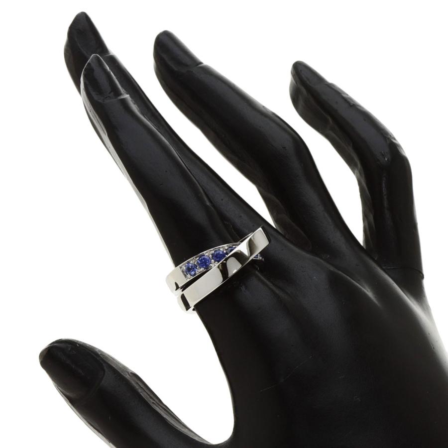 Cartier CARTIER カルティエ パリリング ハーフ サファイア #50 Cartier CARTIER カルティエ パリリング ハーフ サファイア #50