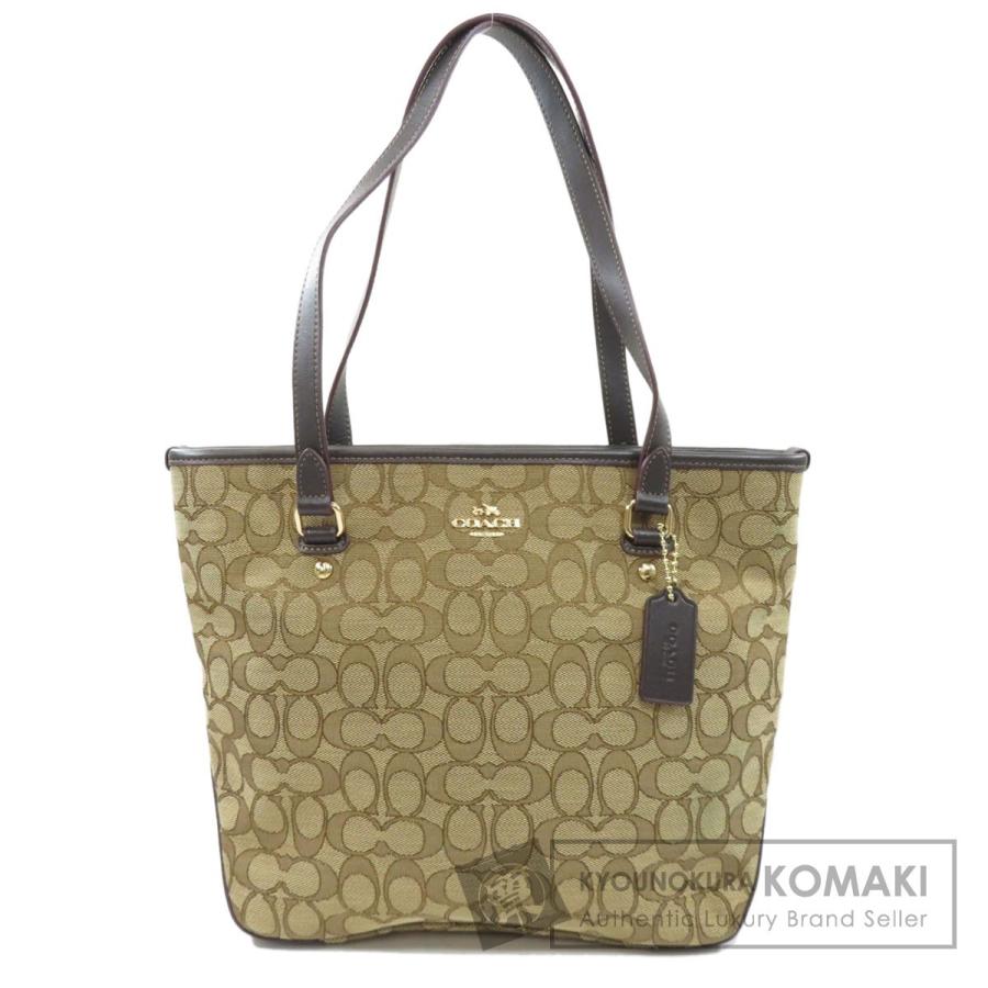 COACH コーチ F58282 シグネチャー トートバッグ キャンバス