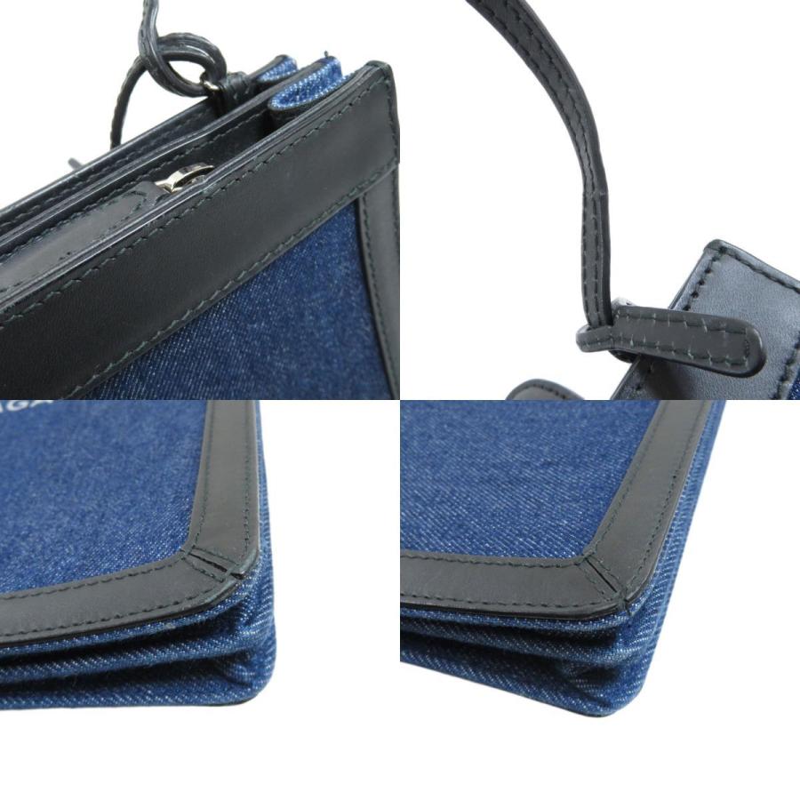 BALENCIAGA バレンシアガ 339937 ネイビーポシェット ショルダー