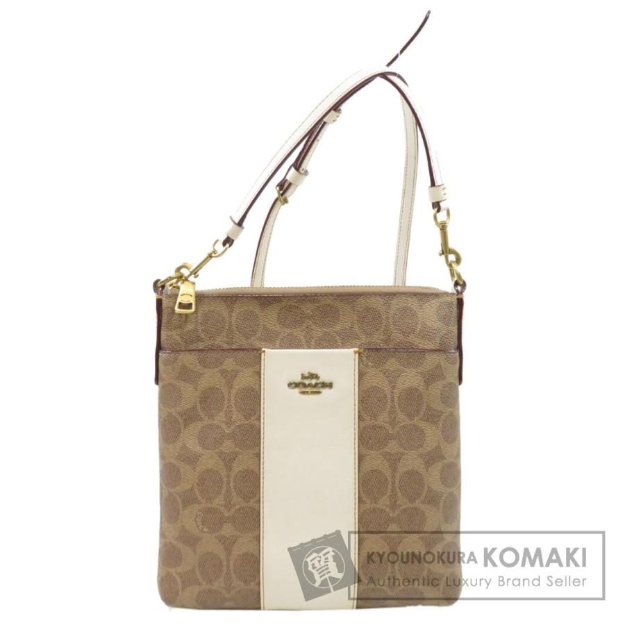 COACH コーチ 41321 シグネチャー ショルダーバッグ PVC レディース  