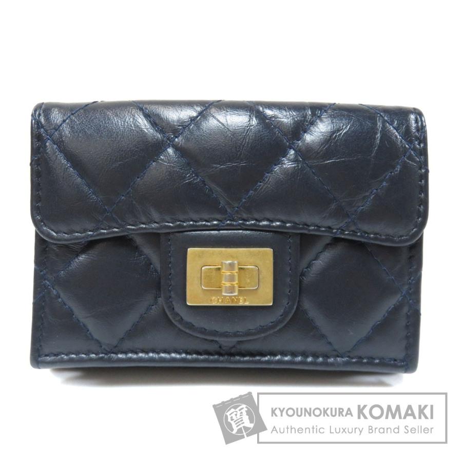 CHANEL シャネル ミニウォレット マトラッセ ゴールド金具 二つ折り