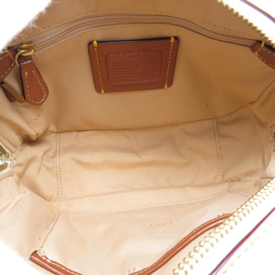 COACH コーチ 31695 フラワーモチーフ ショルダーバッグ レザー  