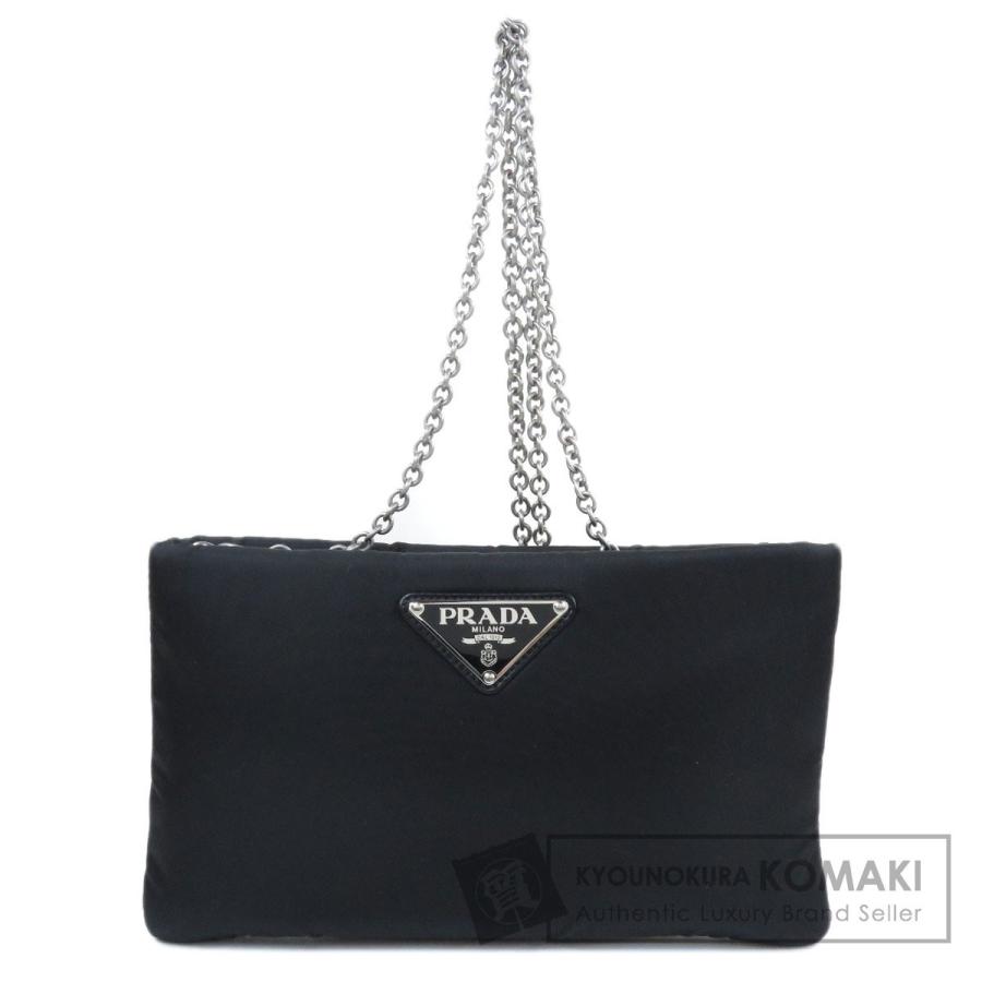 PRADA プラダ 1BF082 チェーンショルダー ショルダーバッグ ナイロン 
