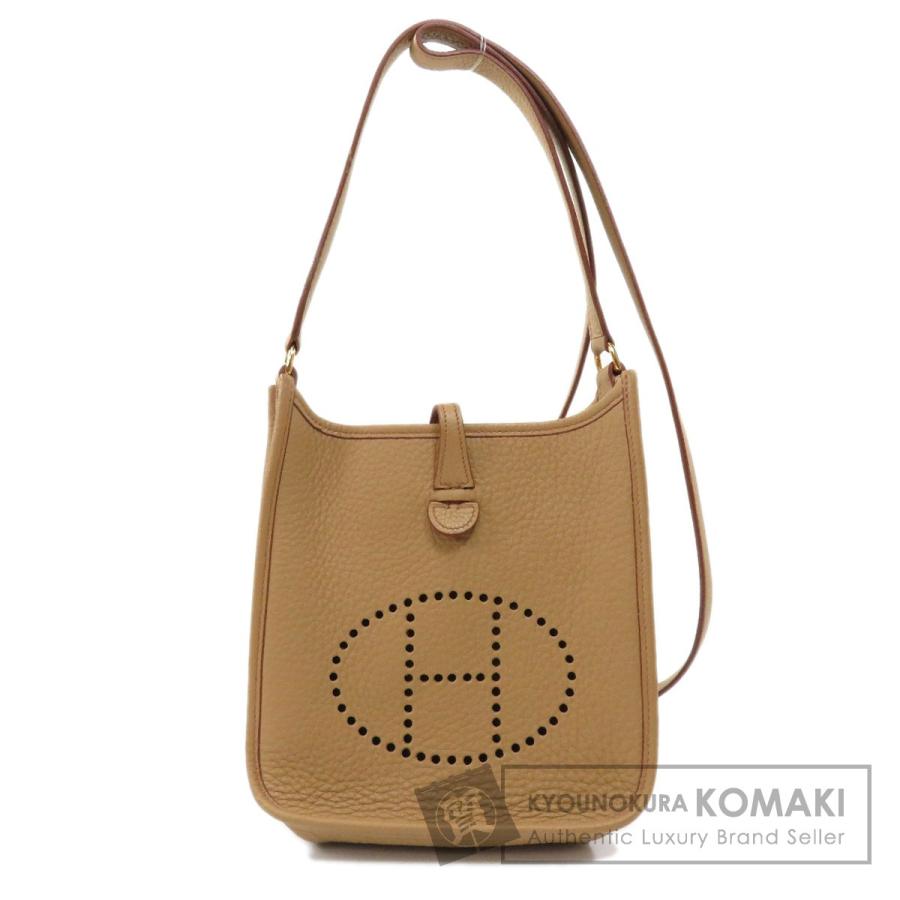 HERMES エルメス エブリン TPM チャイ ゴールド金具 ショルダーバッグ 