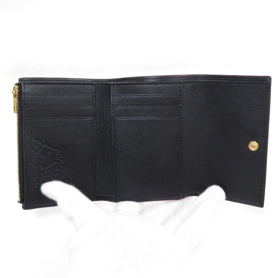 LOEWE ジブリコラボ 千と千尋 カオナシ三折財布- LOEWE ジブリコラボ 千と千尋 カオナシ三折財布-