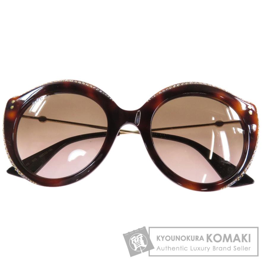 GUCCI グッチ ロゴ サングラス 金属製 レディース 中古 : ブランド京の  